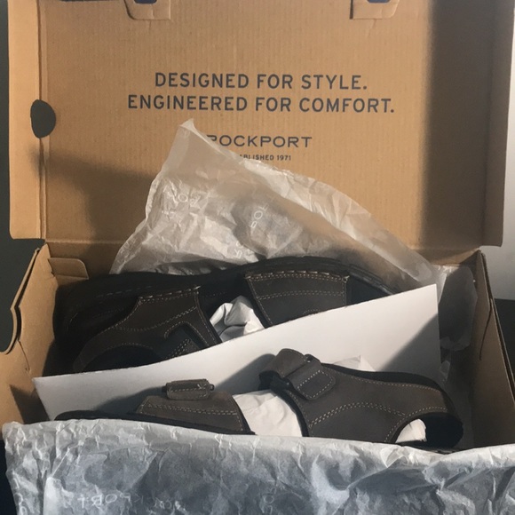 Rockport, Men's Size 10.5 Darwyn Quarter Strap Sandals - Picture 7 of 7